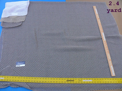 2 Berkbox46 Scalamandre 2.4 Yards "craft" Wlb, Dark Taupe Sheer