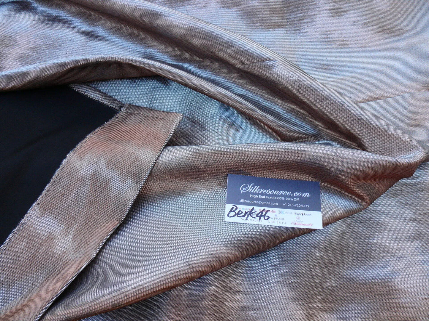 3 Berkbox46 Scalamandre 2.4 Yards "interaction" Copper, MSRP USD 502/yd!