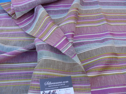 6 Berkbox46 Scalamandre 2.4 Yards "candy" Sweety Pink, Linen Blend, Sheers