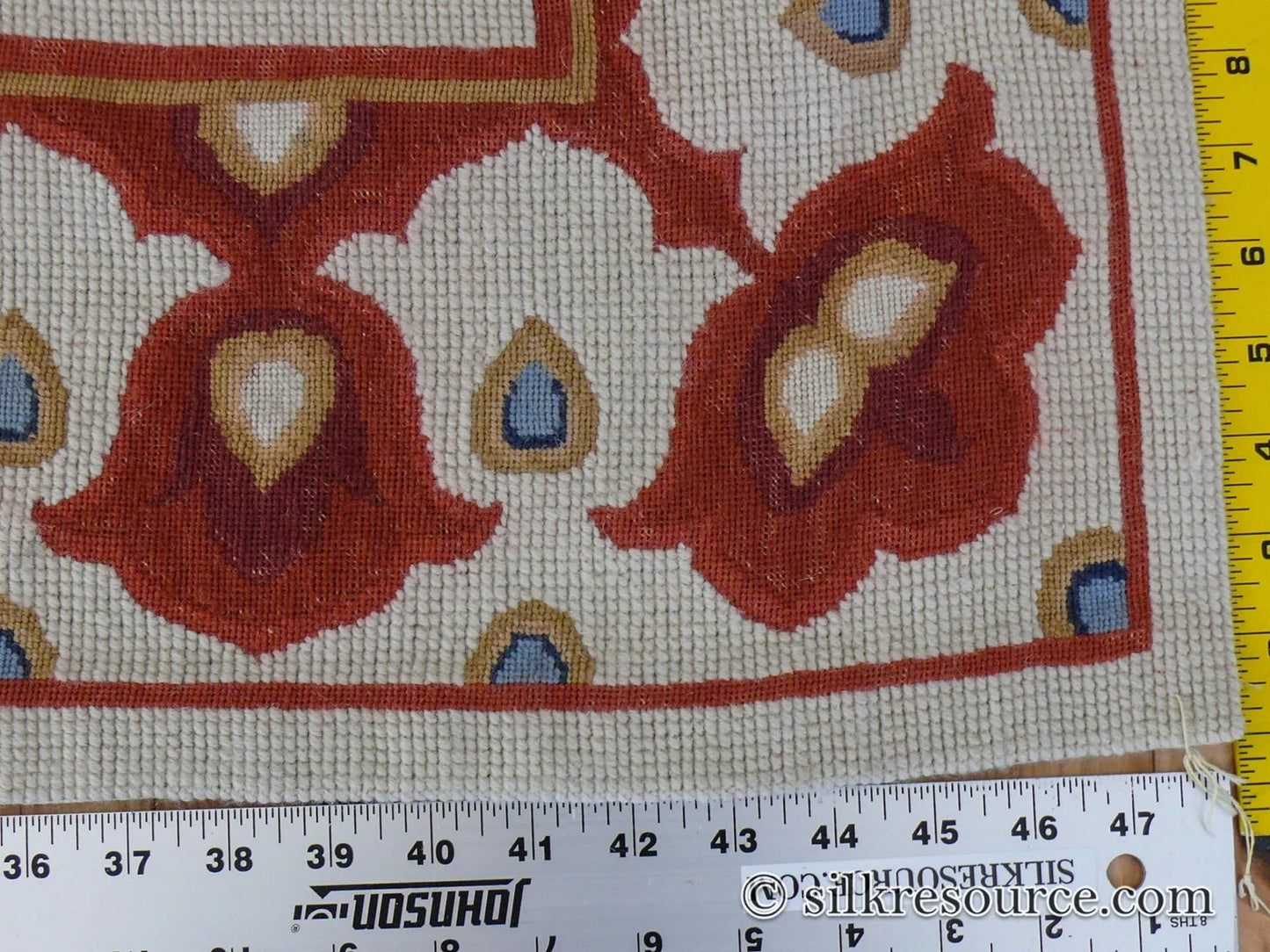 Stark BARENTU SILVER  Diamond Barratta Collection Leopard Deer Bird Flora Zoology 100% Wool 5x9' MSRP USD2300