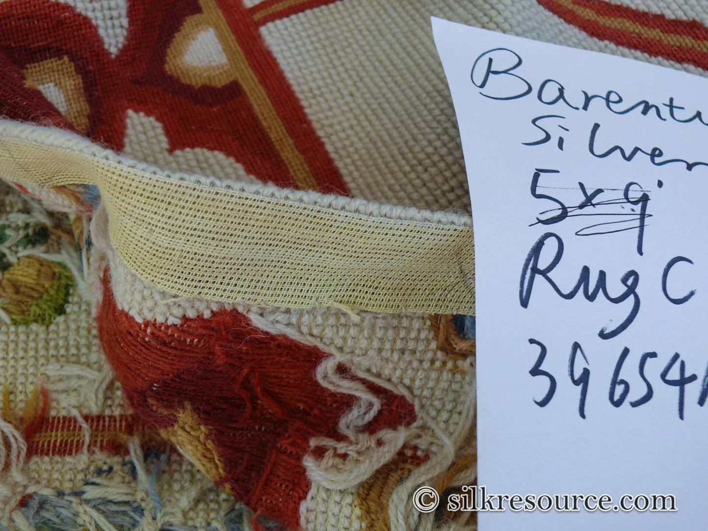 Stark BARENTU SILVER  Diamond Barratta Collection Leopard Deer Bird Flora Zoology 100% Wool 5x9' MSRP USD2300