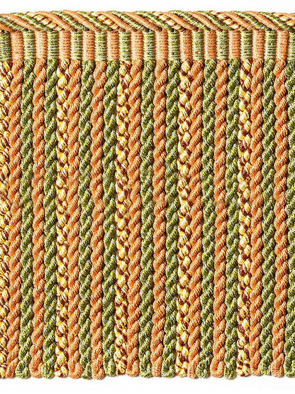 Scalamandre Safari Bullion Fringe B Sage Rose Green Pink 100% Viscose MSRP USD308/y