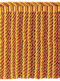 Scalamandre Safari Bullion Fringe B Claret Rose Red Yellow 100% Viscose MSRP USD308/y
