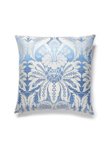 Old World Weavers Estate Damask 22 X 22 - Blue Jay Decorative Pillow
