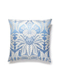 Old World Weavers Estate Damask 22 X 22 - Blue Jay Decorative Pillow