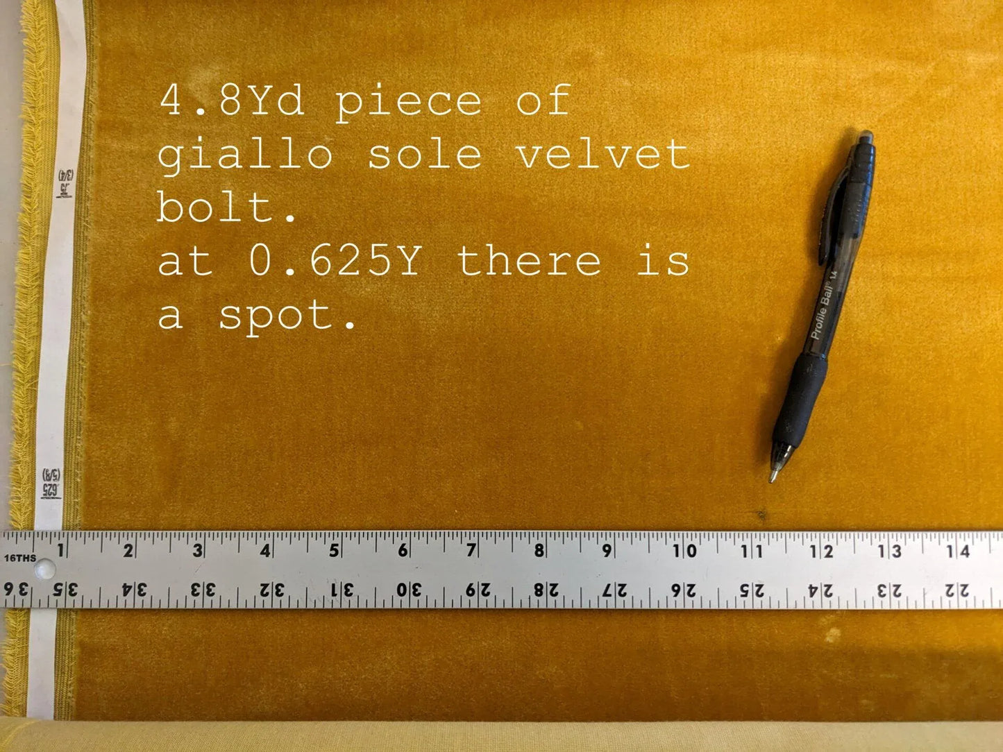 By Yard Scalamandre Pisanello Silk Velvet Giallo Sole Gold MSRP USD 558/Y