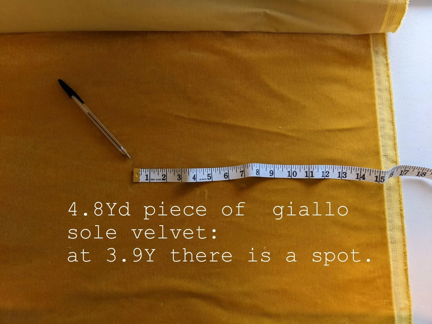 By Yard Scalamandre Pisanello Silk Velvet Giallo Sole Gold MSRP USD 558/Y