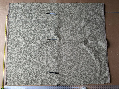 1.2Y Scalamandre Panthera Velvet Moss Green Panther Leopard Skin MSRP USD 256/Y Minor Defect