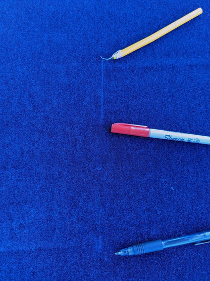 1.1Y Scalamandre Bachmo Admiral Deep Navy Blue Mohair Velvet Lush! MSRP USD 490/Y Minor Defect