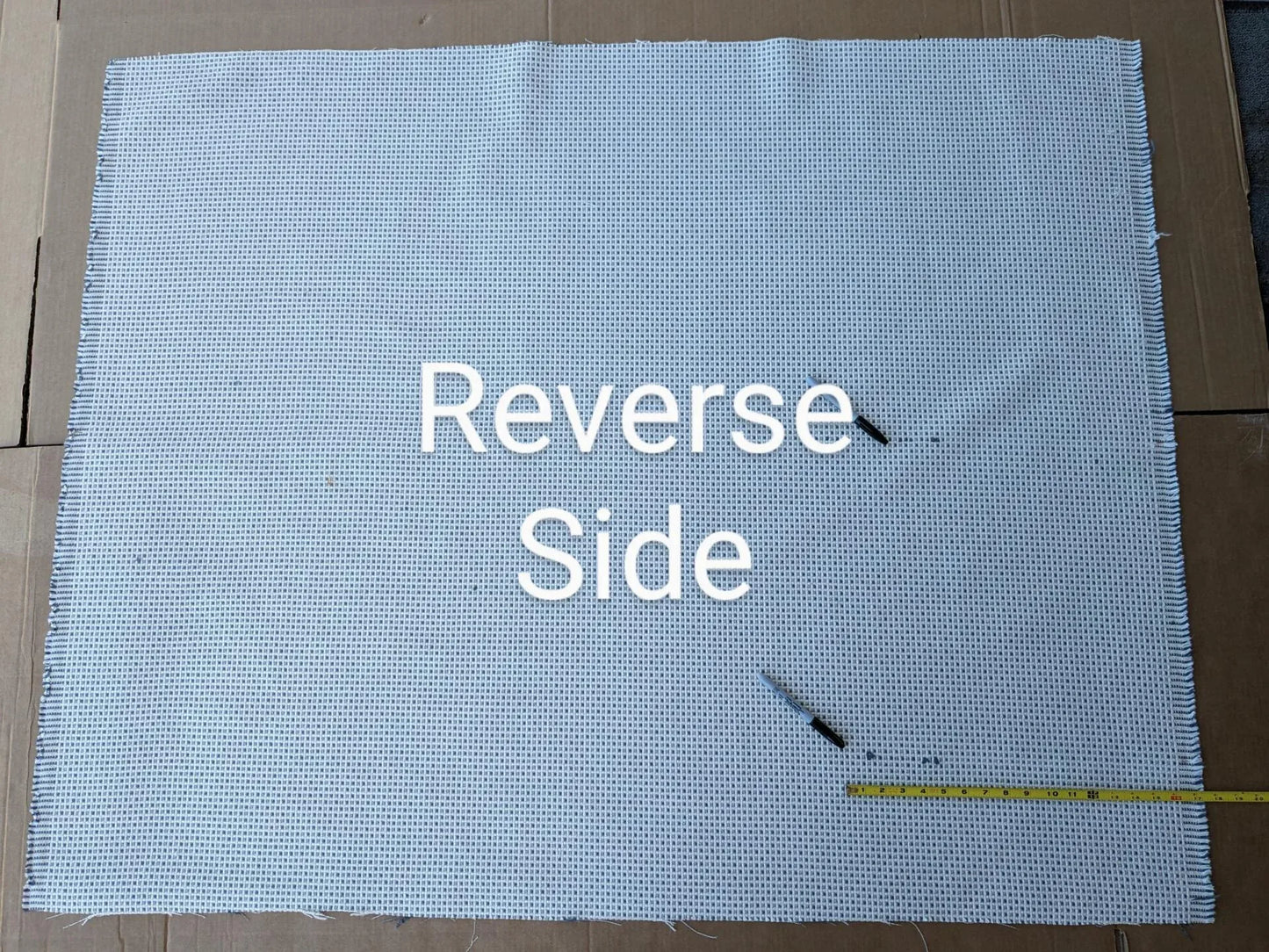 1.3Y Scalamandre Maia Grey Watkins Pewter Silver Blue Chenille MSRP USD 178/yard (Defects)