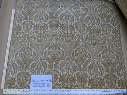 Scalamandre Classic Renaissance Medallion in Golden Chenille