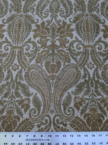 Scalamandre Classic Renaissance Medallion in Golden Chenille