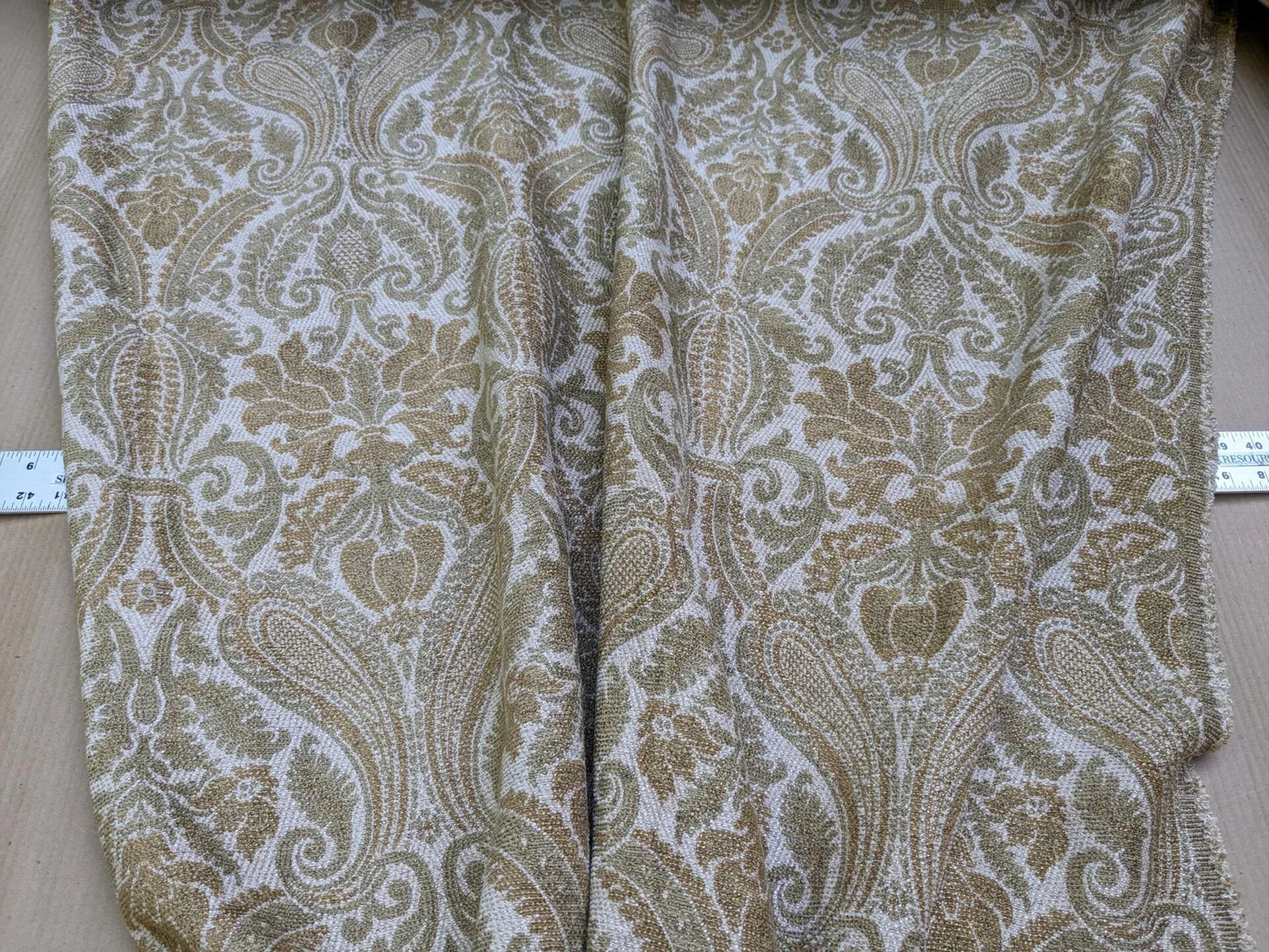 Scalamandre Classic Renaissance Medallion in Golden Chenille