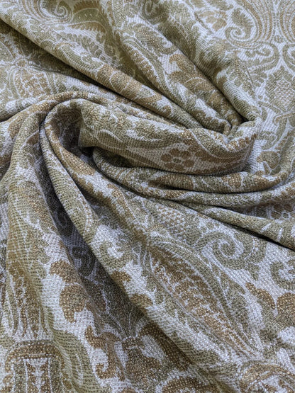 Scalamandre Classic Renaissance Medallion in Golden Chenille