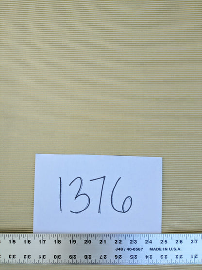 Designer Silk Wide Ribbed Aqua Green Stunning Super Heavy 2.2lbs/yard! MSRP USD 389