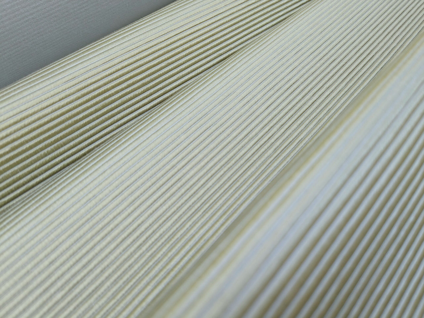 Designer Silk Wide Ribbed Aqua Green Stunning Super Heavy 2.2lbs/yard! MSRP USD 389