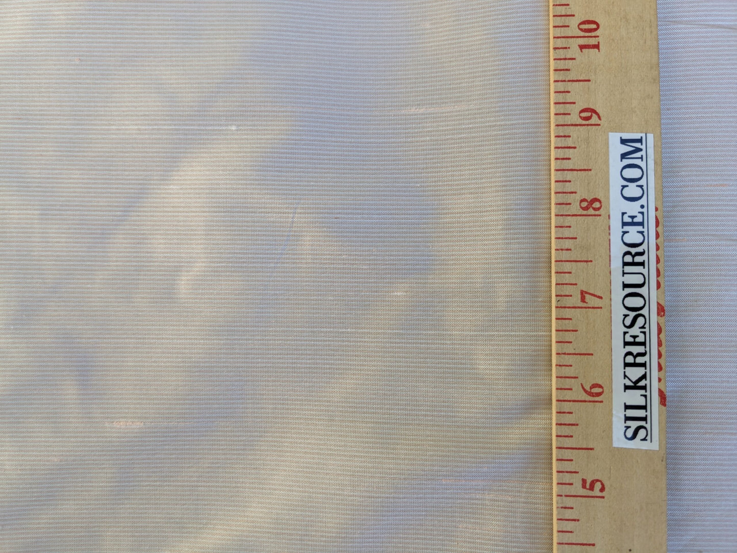 Scalamandre Silk Sheer Candy Stripe Peach Baby Pink Peach Cream 82% Silk 18% Dacron