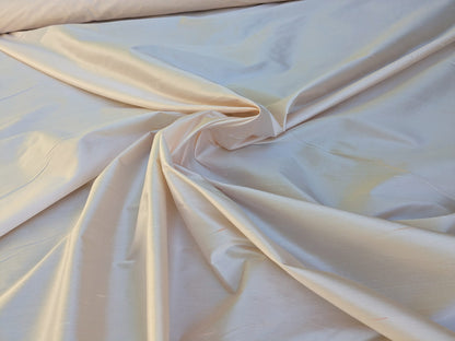 Scalamandre Silk Sheer Candy Stripe Peach Baby Pink Peach Cream 82% Silk 18% Dacron