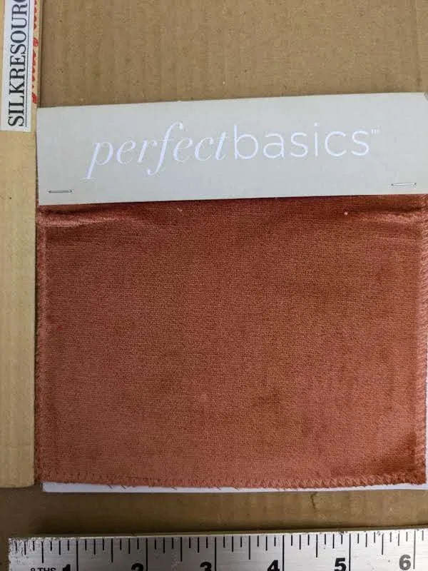 Schumacher Venetian Silk Velvet in  Bellini Light Brown Solid MSRP USD 568/y