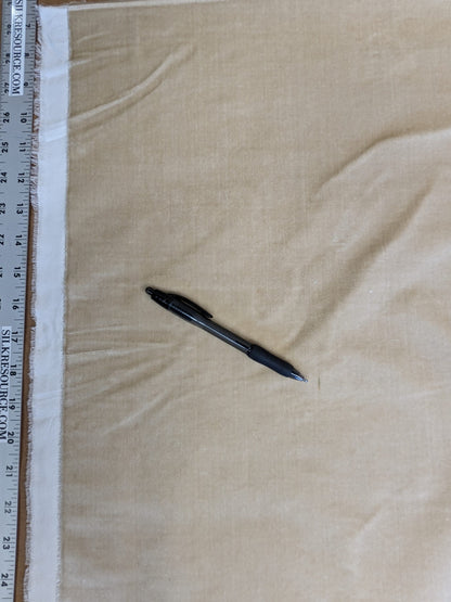 0.8Y Scalamandre Folio Bisque Superb Silk Velvet With Cuddly Silk Pile Yet Durable! brown MSRP USD 566/y Minor defects