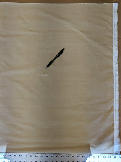 0.8Y Scalamandre Folio Bisque Superb Silk Velvet With Cuddly Silk Pile Yet Durable! brown MSRP USD 566/y Minor defects