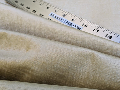 By Yd Schumacher Light Gold Champagne Velvet Silky MSRP USD200/Y