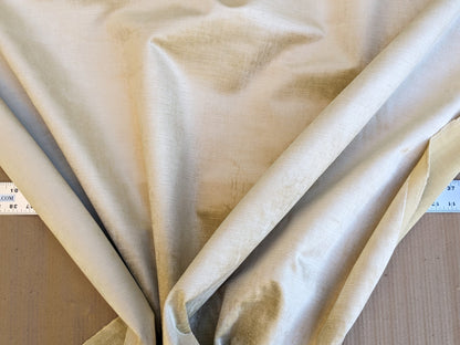 By Yd Schumacher Light Gold Champagne Velvet Silky MSRP USD200/Y