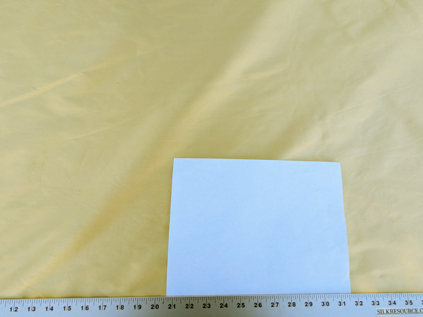 Bty Scalamandre Shangri-la Silk Dupioni "froth" Light Yellow Gold MSRP USD 158Y