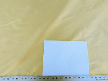 Bty Scalamandre Shangri-la Silk Dupioni "froth" Light Yellow Gold MSRP USD 158Y