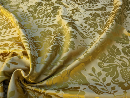 1.5Y Scalamandre 100%silk Love Bird Gold MSRP USD664/Y