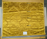 1.2Y Scalamandre Silk &amp; Linen Renaissance Damask Lotus Rose Gilded Gold Glamour! Minor Defect