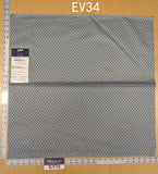 1 EV34 Special Square Jean Paul Gaultier Cabaret Porcelaine Reversible Small Jacquard Diamond Gray Brown Cotton MSRP USD300+/y