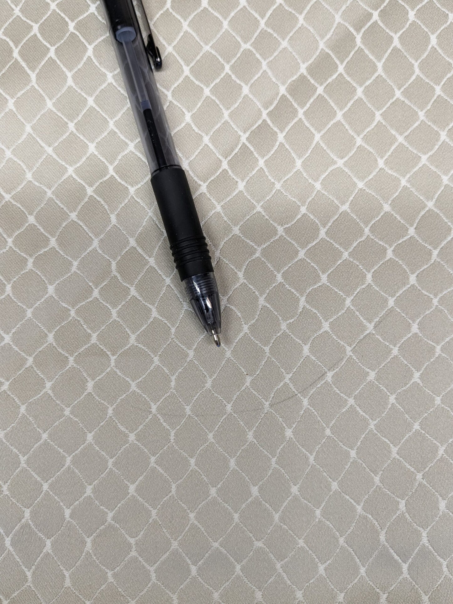 5 EV34 Special Square Jean Paul Gaultier Cabaret Beige Reversible Small Jacquard Diamond Beige White Cotton MSRP USD300+/y