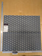 10 EV34 Special Square Jacquard by Lelievre Paris TRIBU Lichen Large Jacquard Black Gray Polyester Geometric Graphic MSRP USD576/y