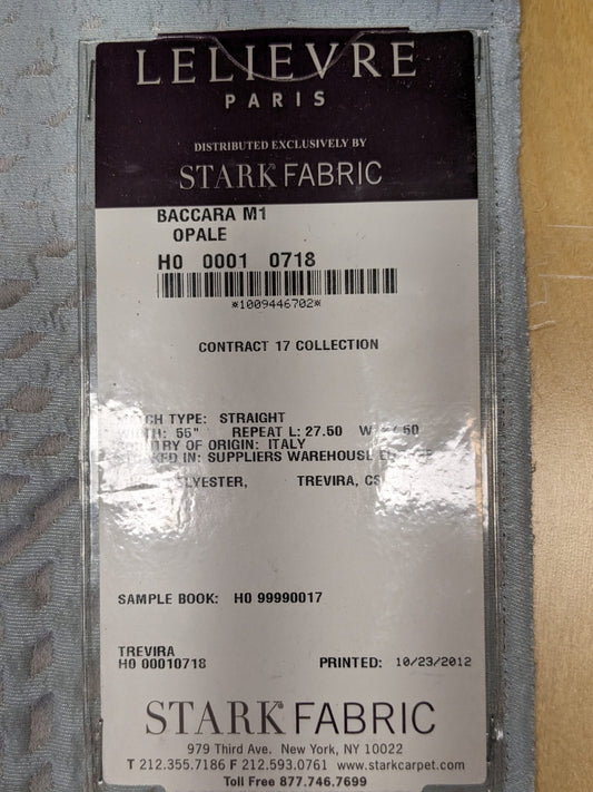 15 EV34 Special Square Jacquard by Lelievre Paris Baccara M1 Opale Cream White Small Scale Texture Diamond Polyester MSRP USD300+/y