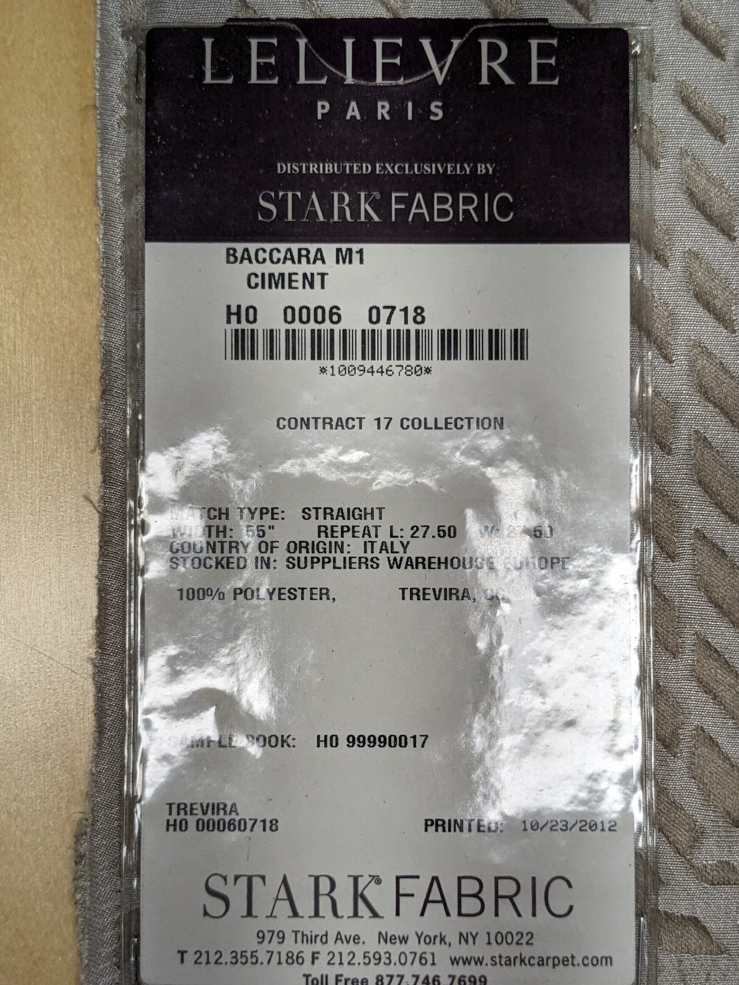 16 EV34 Special Square Jacquard by Lelievre Paris Baccara M1 Ciment Gray Small Scale Texture Diamond Polyester MSRP USD300+/y