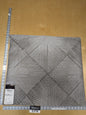 18 EV34 Special Square Jacquard by Lelievre Paris Baccara M1 Graphite Gray Small Scale Texture Diamond Polyester MSRP USD300+/y