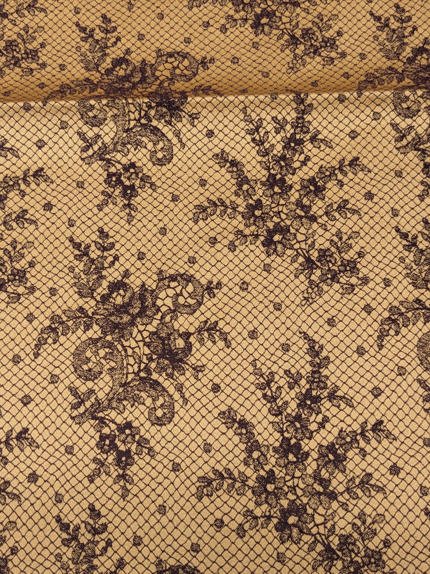 25 EV34 Special Square Jacquard by Lelievre Paris Casino Terre Cotton Brown Black Large Jacquard Botanical Floral MSRP USD300+/y