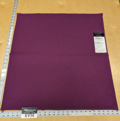 39 EV34 Special Square Plains/Textures by Lelievre Olympique M1 Passiflore Purple Solid MSRP300+/y