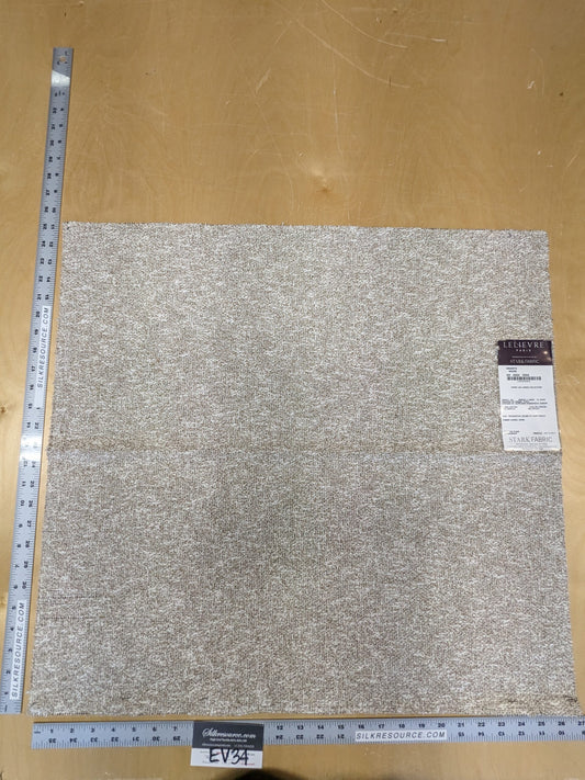 46 EV34 Special Square Texture Plain by Lelievre Granito Nacre White Cream Solid MSRP USD 300+/y