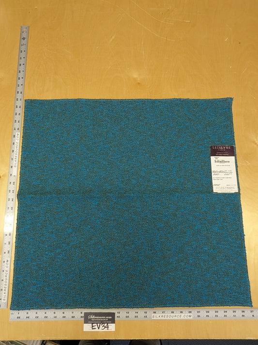 47 EV34 Special Square Texture Plain by Lelievre Granito Mer Blue Solid MSRP USD 300+/y