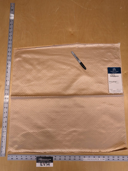 61 EV34 Special Square Jacquard by  Tassinari and Chatel Alexandra Seme Le Creme Gold MSRP USD 300+/y