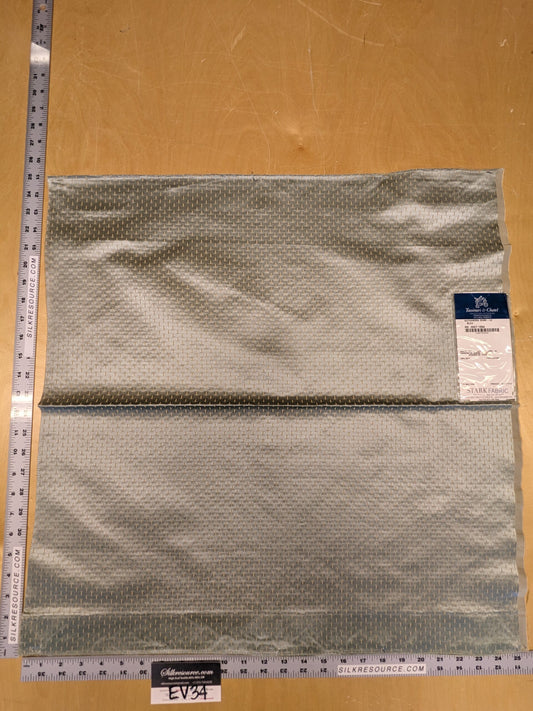 63 EV34 Special Square Jacquard by  Tassinari and Chatel Alexandra Seme Le Bleu Blue Small Scale Texture MSRP USD 300+/y