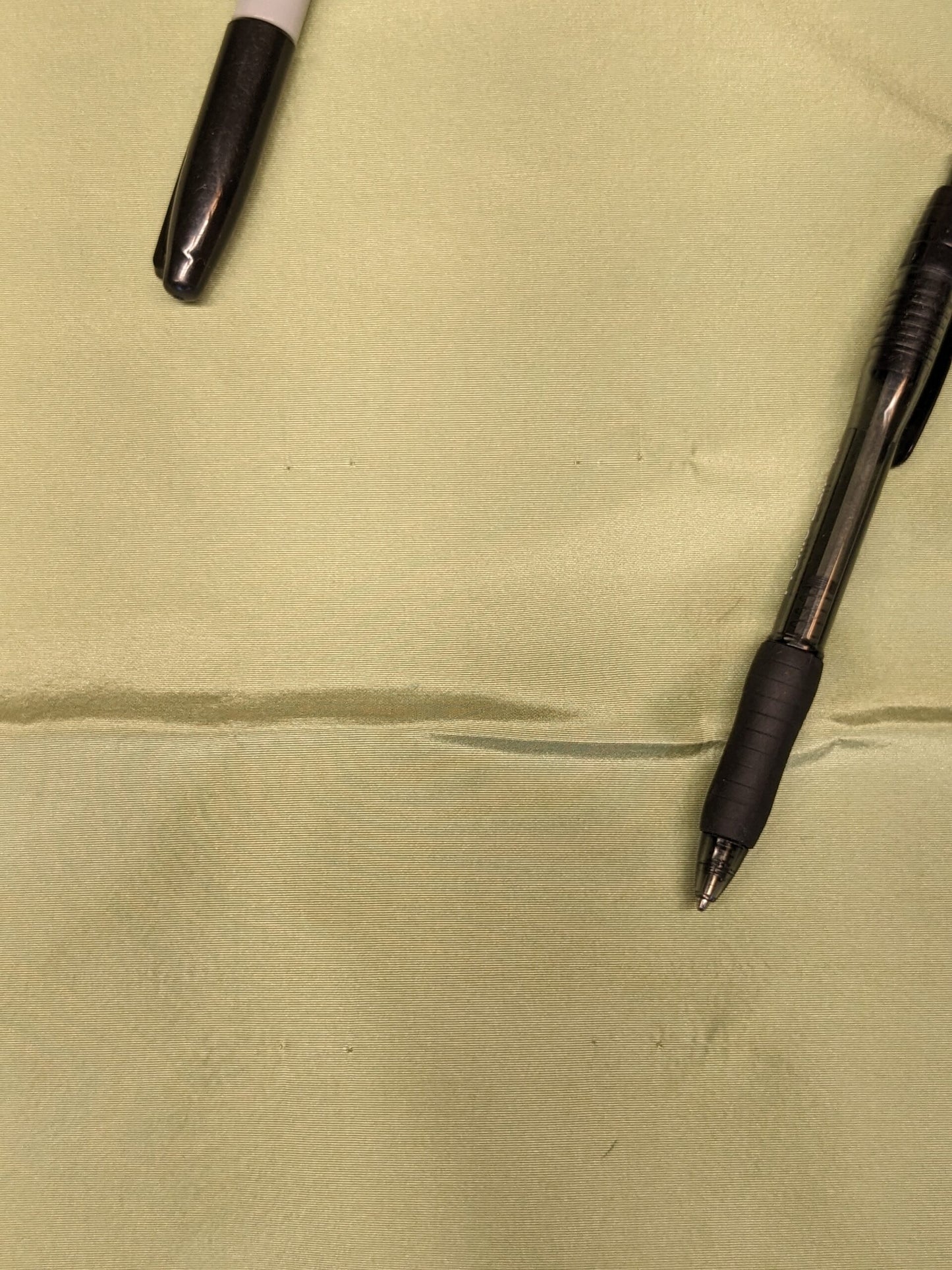 73 EV34 Special Square Plain Fabric by Tassinari and Chatel Faille Vert Light Green Silk Plain MSRP USD1400+/y