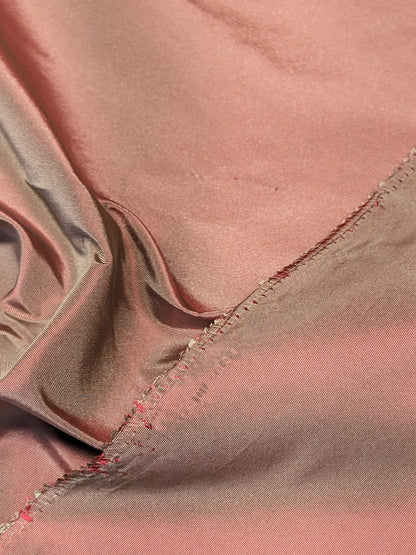 76 EV34 Special Square Plain Fabric by Tassinari and Chatel Faille Gorge De Pigeon Pink Silk Plain MSRP USD1400+/y