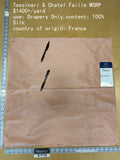 78 EV34 Special Square Plain Fabric by Tassinari and Chatel Faille Rose Pink Silk Plain MSRP USD1400+/y