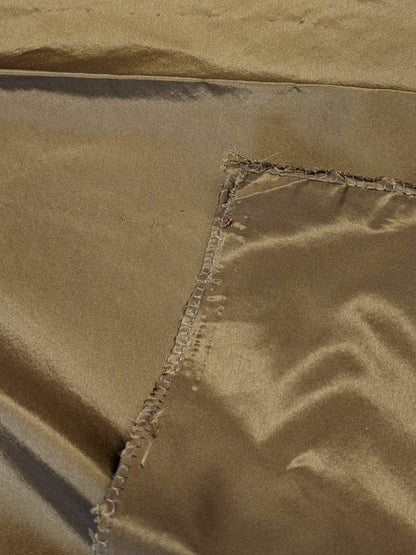 81 EV34 Special Square Plain Fabric by Tassinari and Chatel Faille Noisette Brown Silk Plain MSRP USD1400+/y