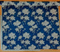 Scalamandre Flore Batik Poly Indigo Blue Floral White Magnolia Cotton Damask MSRP 472/y
