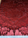 By yard Scalamandre Stan Hywet Silk Cotton Velvet Damask Red Renaissance Cut Velvet MSRP USD 922/y