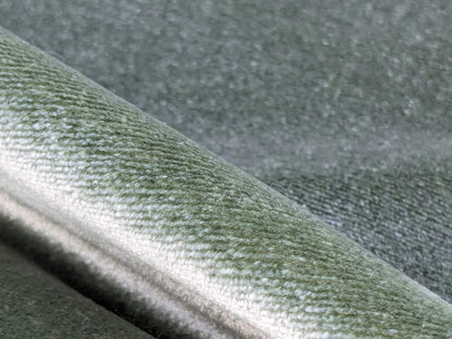 2.5 yard piece, Queen's Silk Velvet *Forest* Radiance Highest Quality Heavy 39,000+ martindale MSRP USD 728/Yard